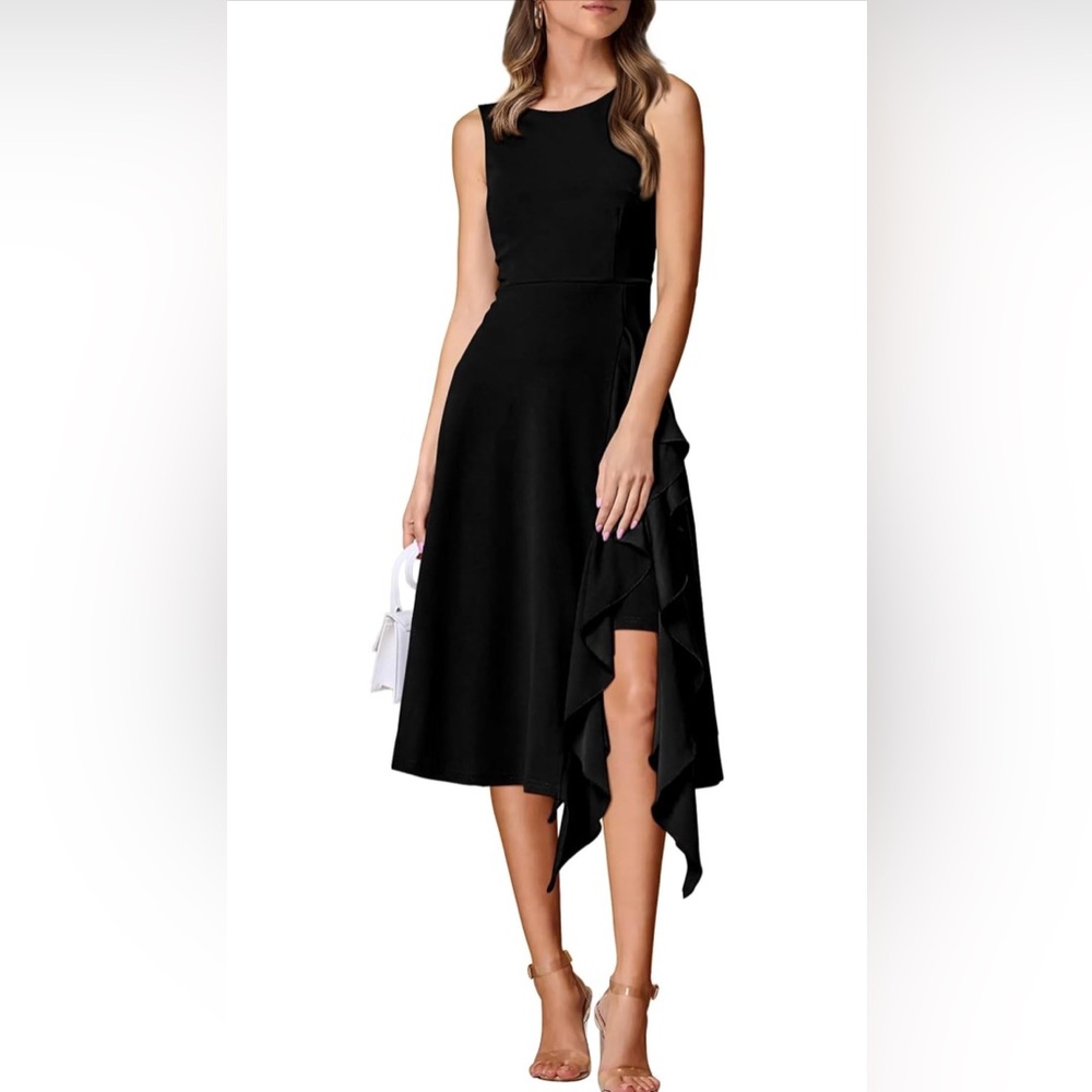 NWT Prettygarden Flared A Line Ruffle Cocktail Party Dress size XL